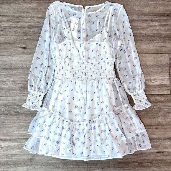 French‎ Connection Women's Summer White Cecilia Hallie Mini Dress Small NWT - Picture 11 of 14